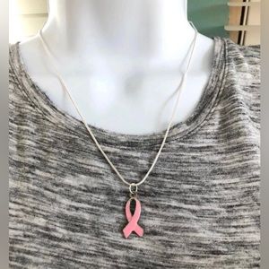 Breast Cancer Awareness Necklace